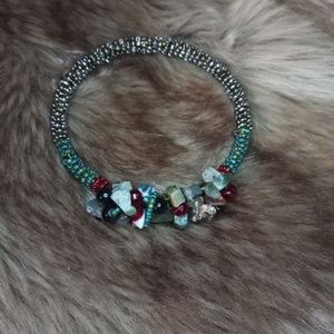 Grey Stone Black Women Bangle NWT